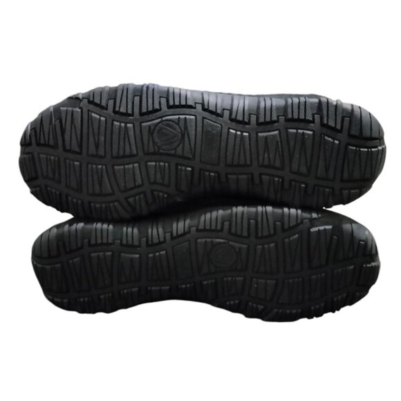 Lulex Mens Size 11M Slippers Moccasins Classic Black Microsuede Gel Memory Foam - Picture 10 of 10